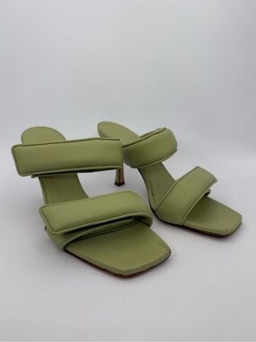 GIA x Pernille Green Teisbaek Perni 03 Square Toe Two-Strap Leather Sandal 37.5